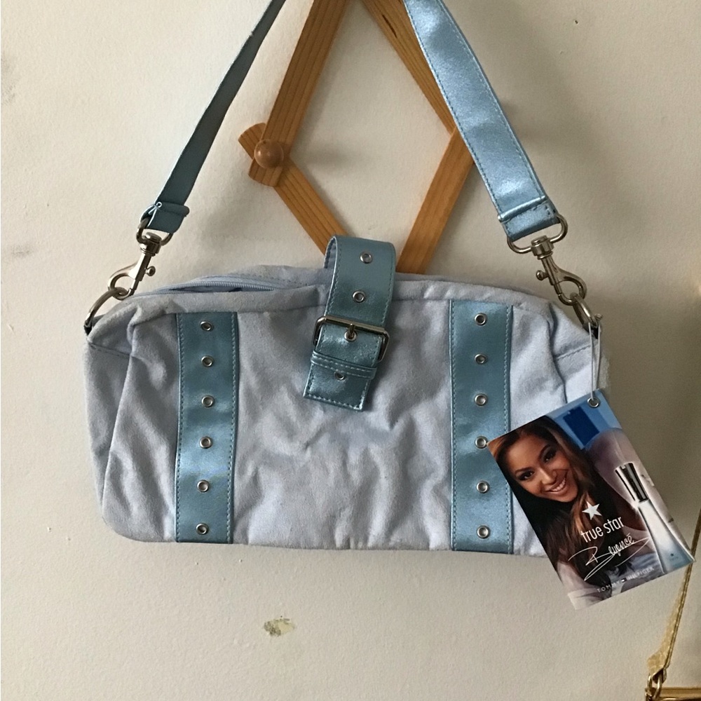 True Star Carry-All by Beyoncé, produced by Tommy Hilfiger, blue, NWT.